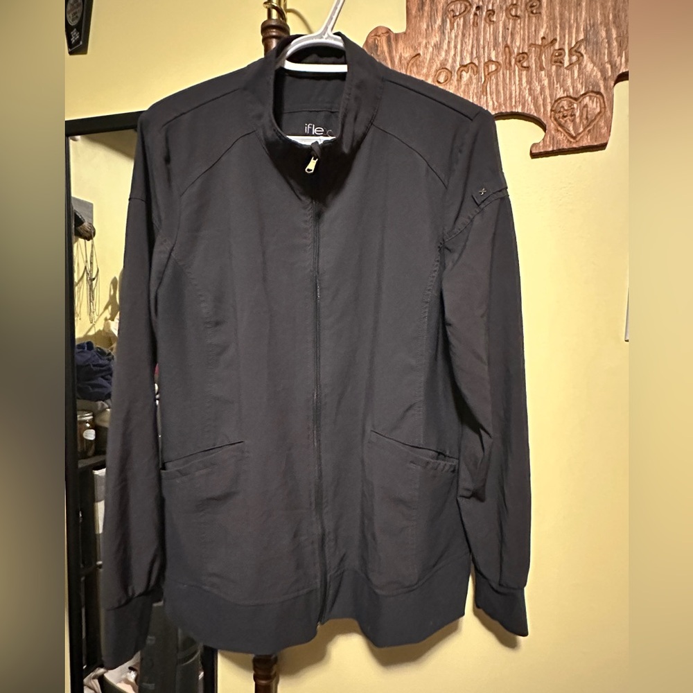 Cherokee IFlex Zip Front Warm-Up Jacket